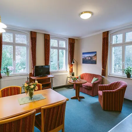 Gästehaus am Kurpark Bad Schandau Exterior foto